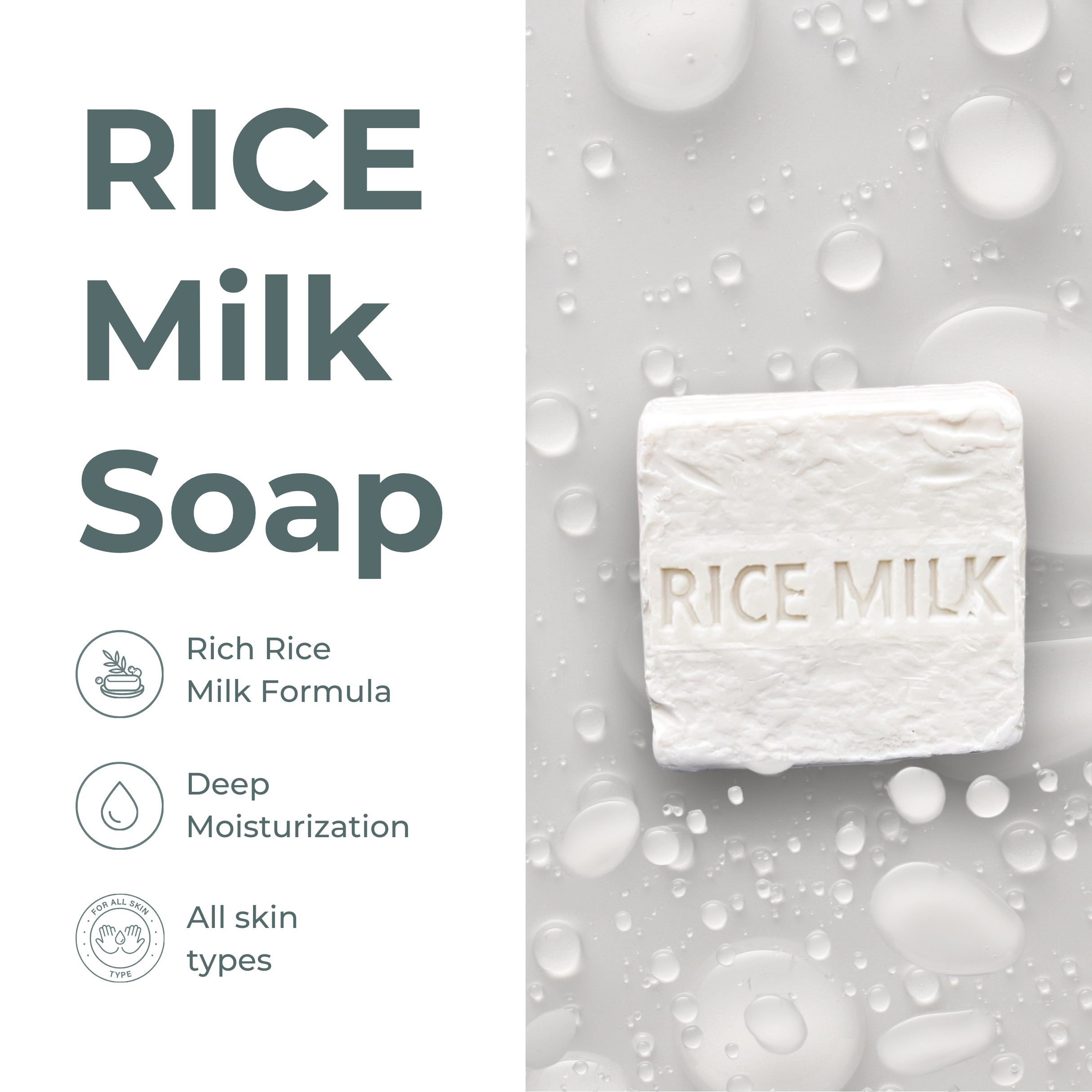 Brightening and Nourishing Rice Milk Soap