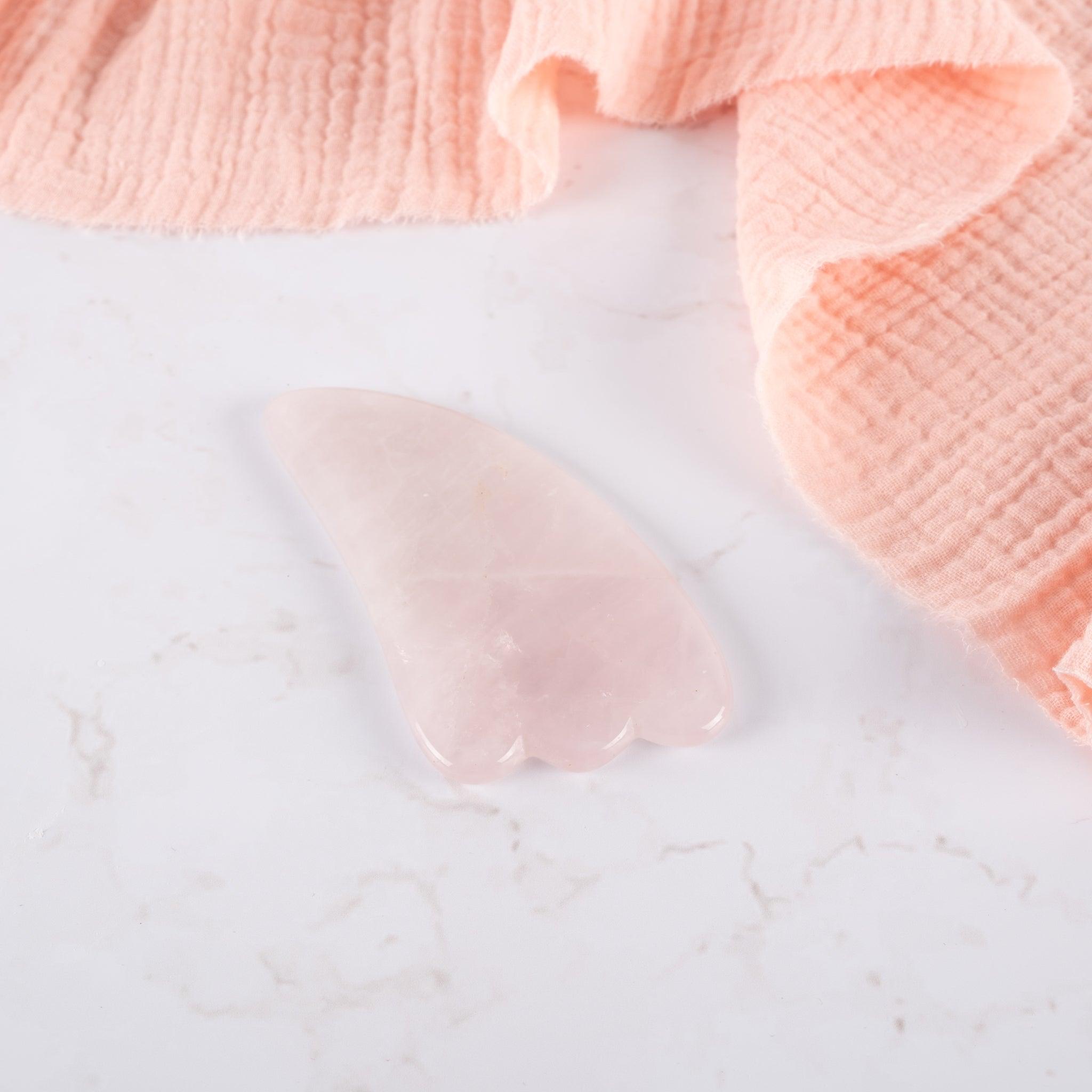 Rose Quartz Gua Sha - Body and Soul Goods