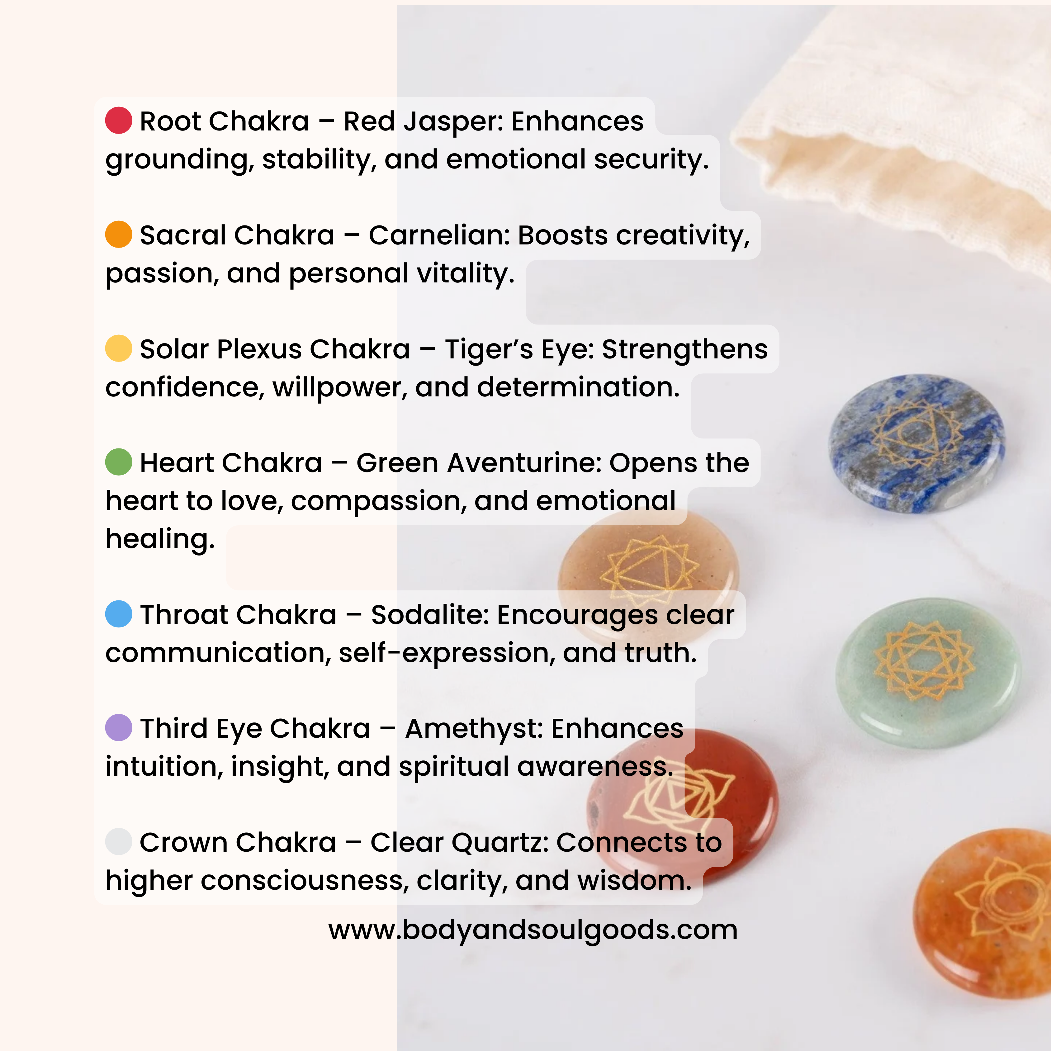 Balancing Crystals for Chakras