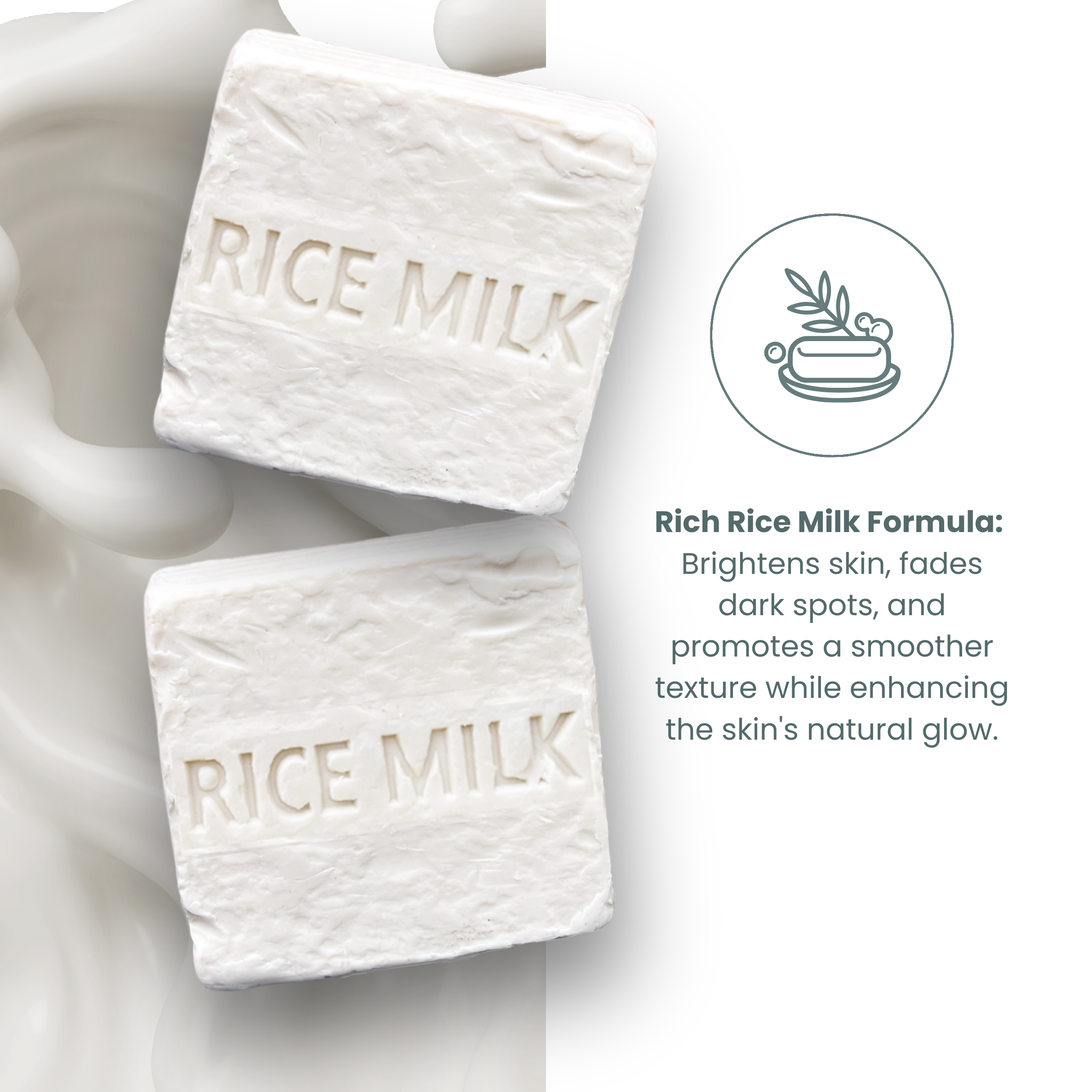 Brightening and Nourishing Rice Milk Soap