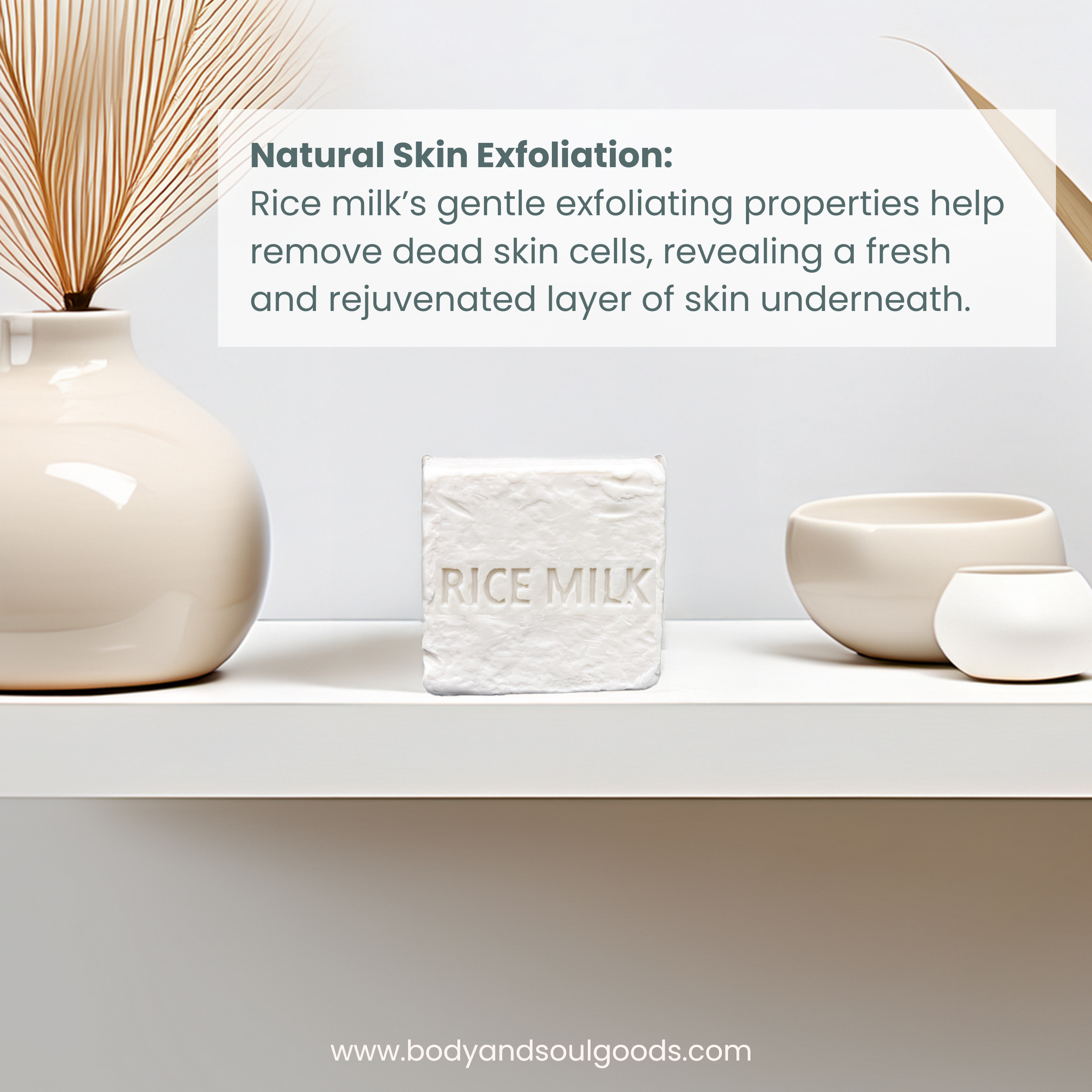 Brightening and Nourishing Rice Milk Soap