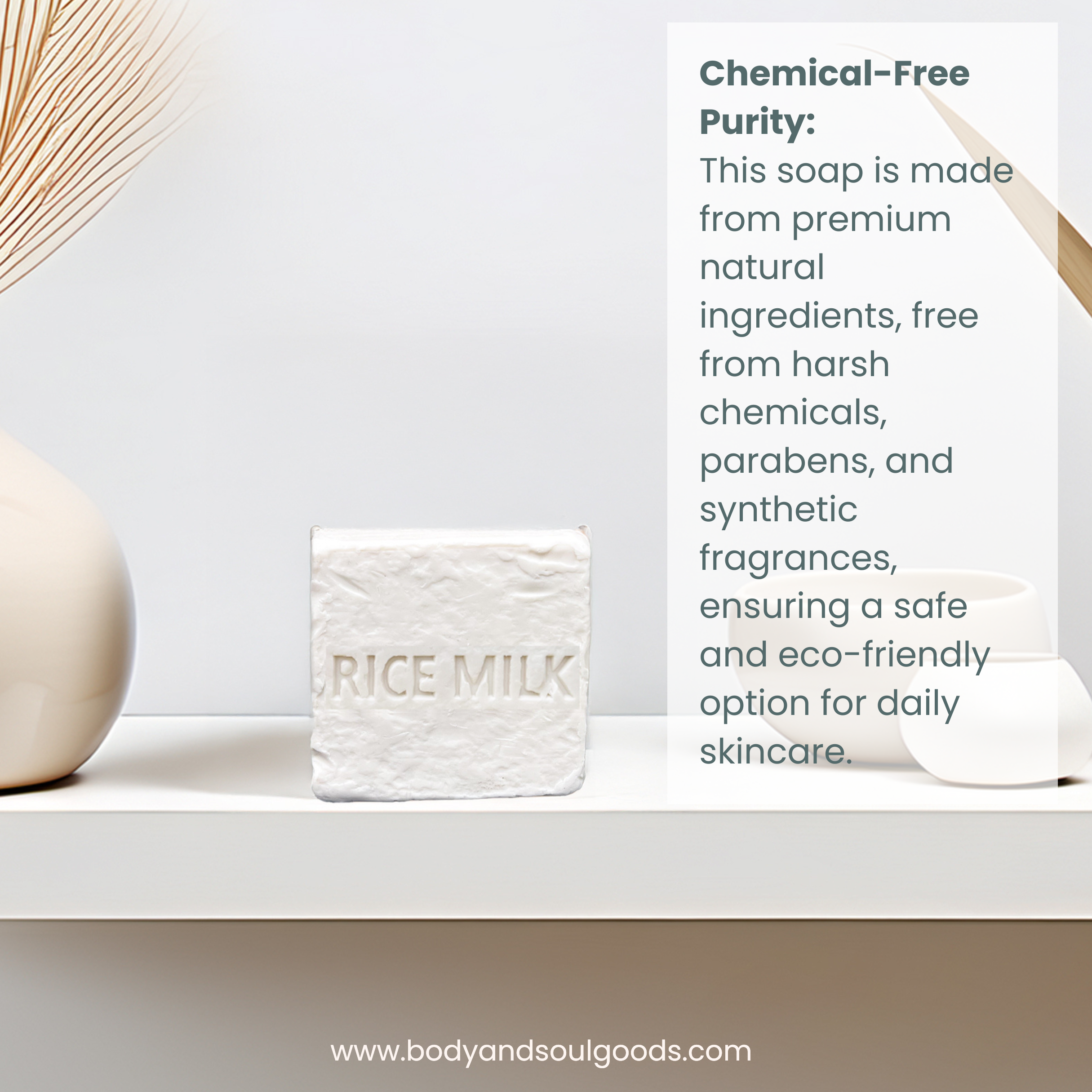 Brightening and Nourishing Rice Milk Soap