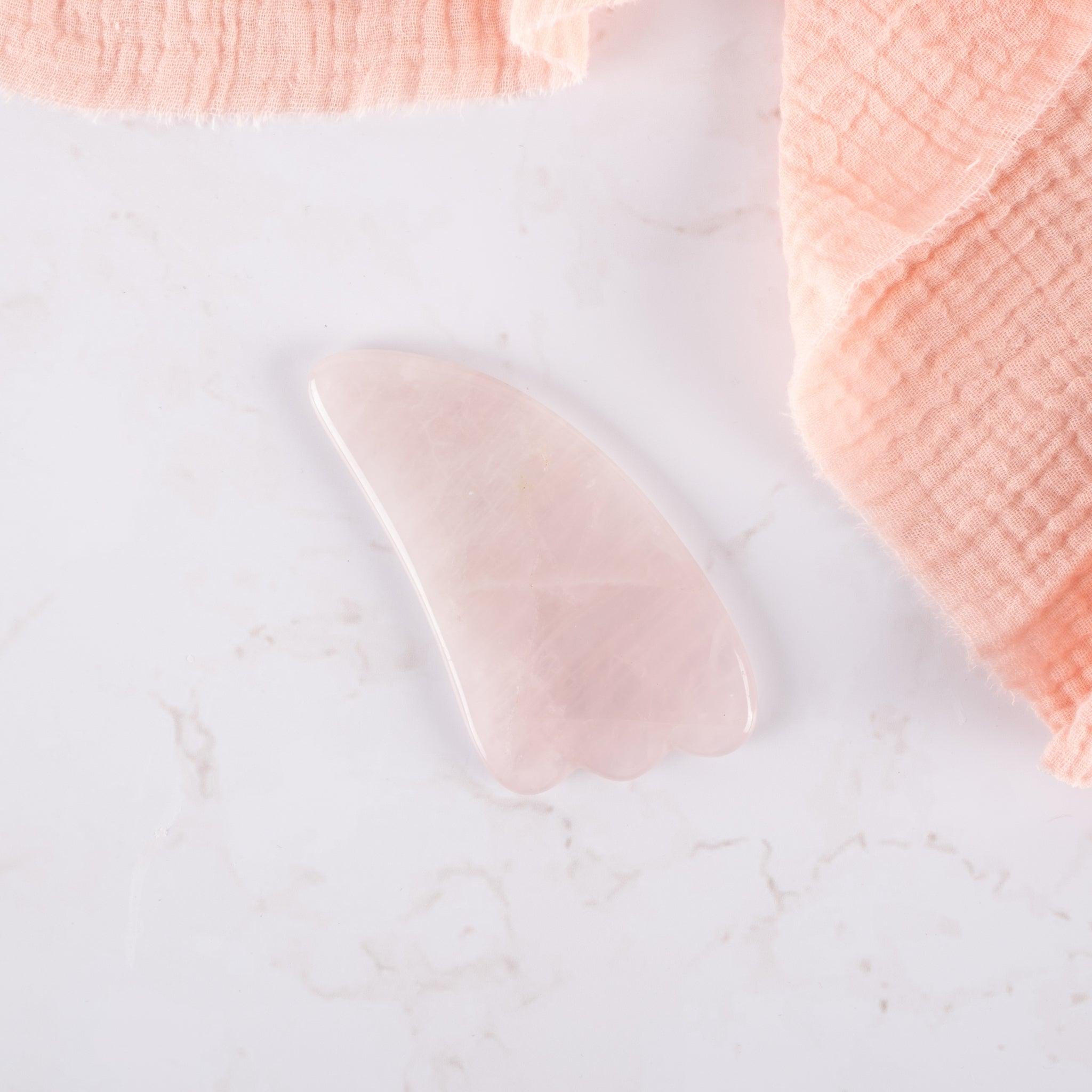 Rose Quartz Gua Sha - Body and Soul Goods