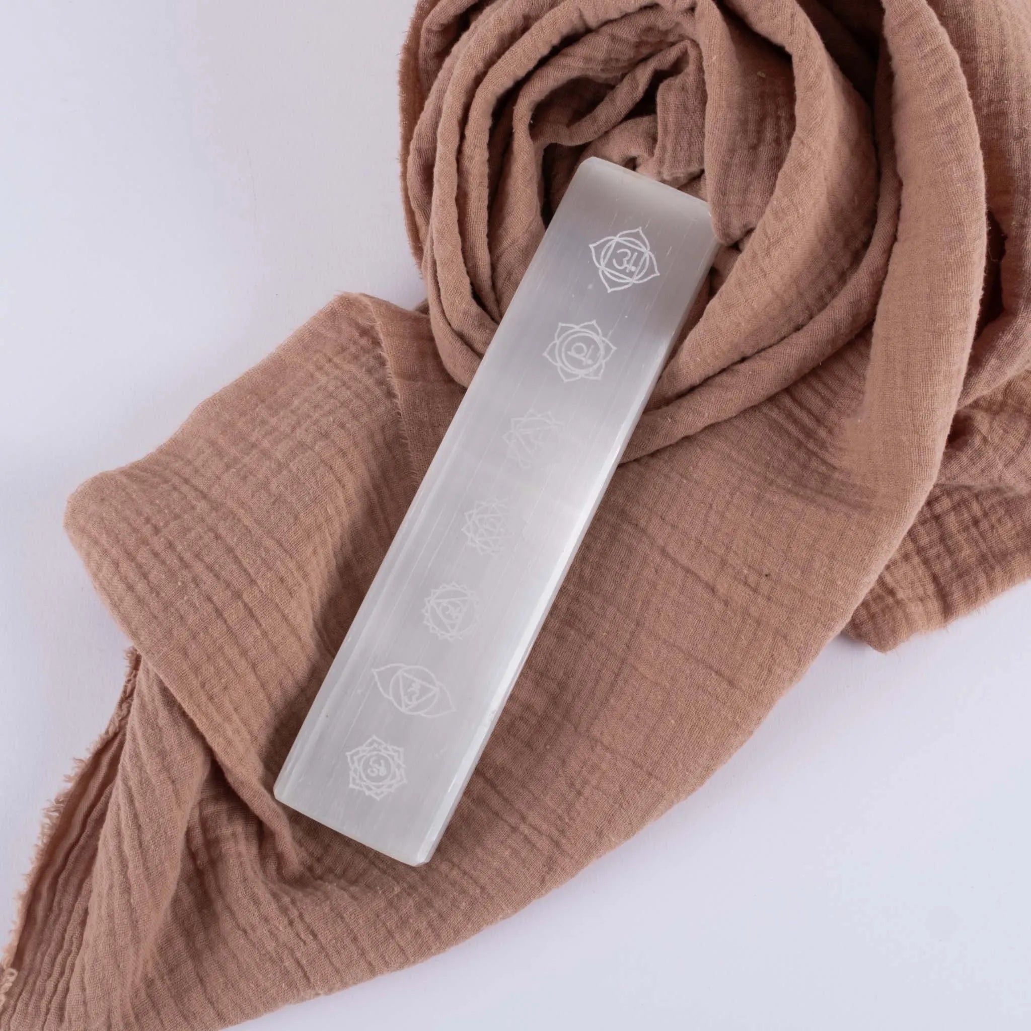 Selenite Chakra Charging Plate - Body and Soul Goods