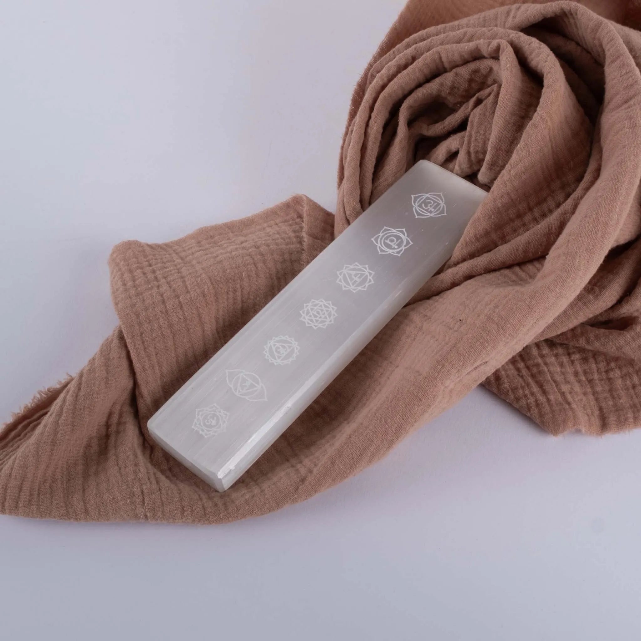 Selenite Chakra Charging Plate - Body and Soul Goods