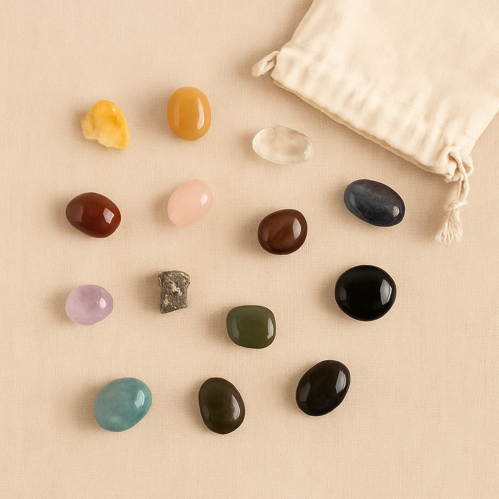 Astrology Chart Balancing Crystal Set